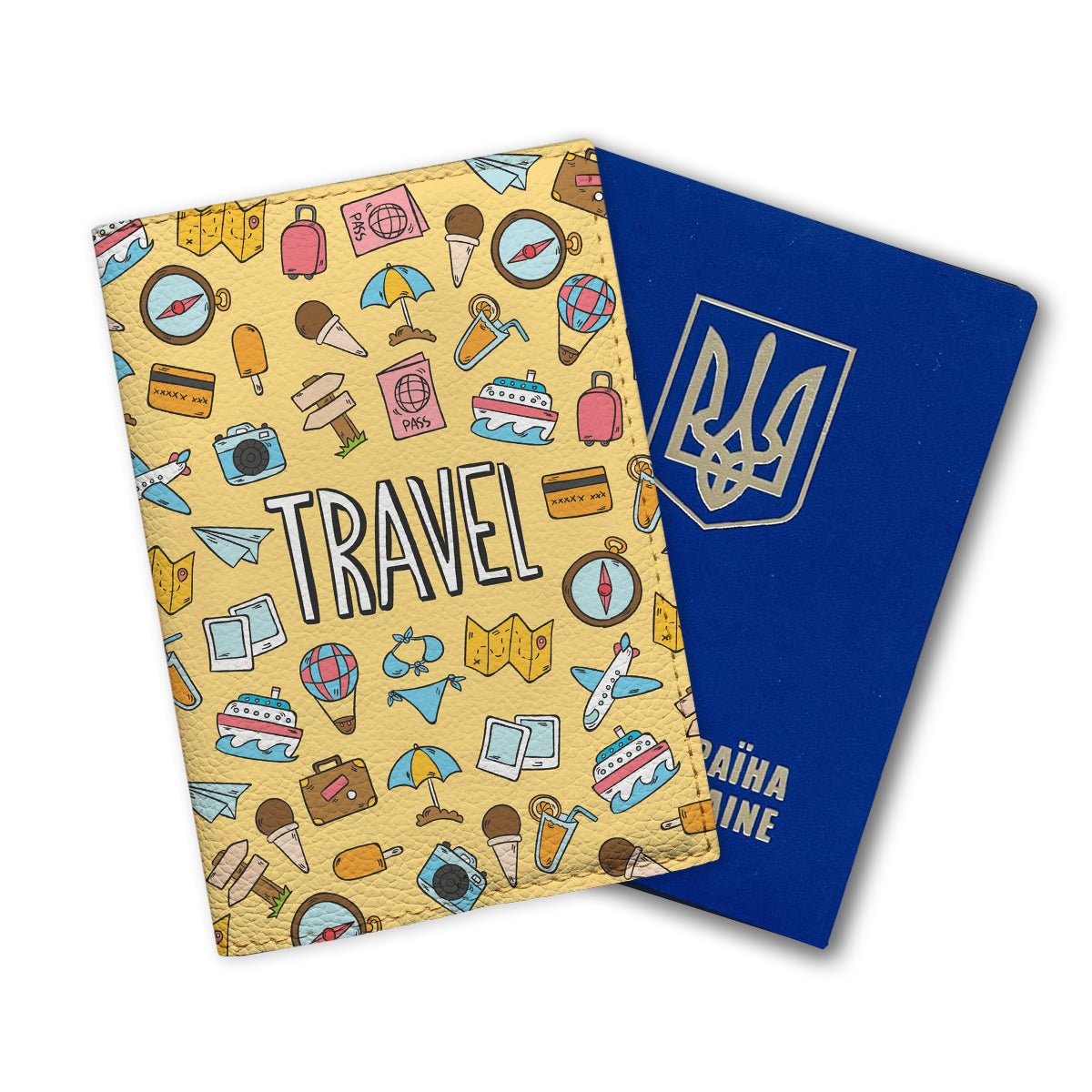 Обкладинка на паспорт - Travel Stickers - Gisolo