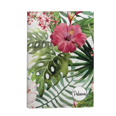 Обкладинка на паспорт Тропічне листя та квіти - Gisolo
