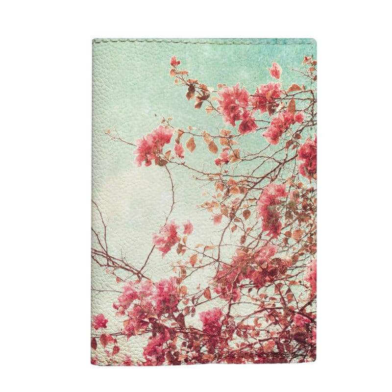Обкладинка на паспорт Vintage red flowers - Gisolo