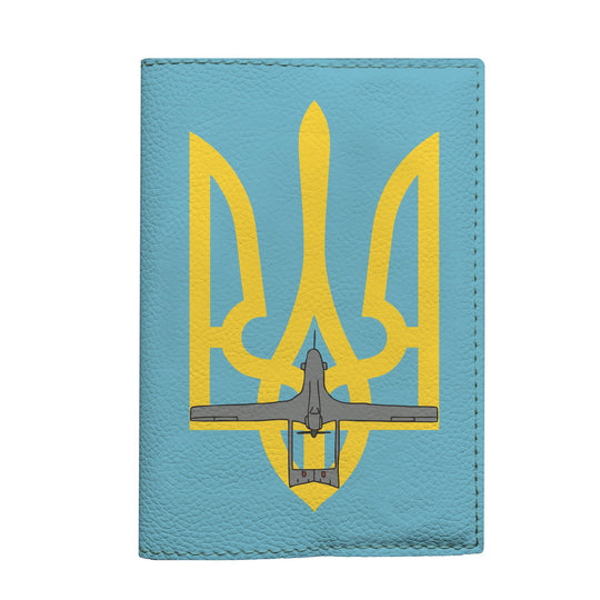 Обкладинка на паспорт з патріотичним малюнком - Байрактар - Gisolo