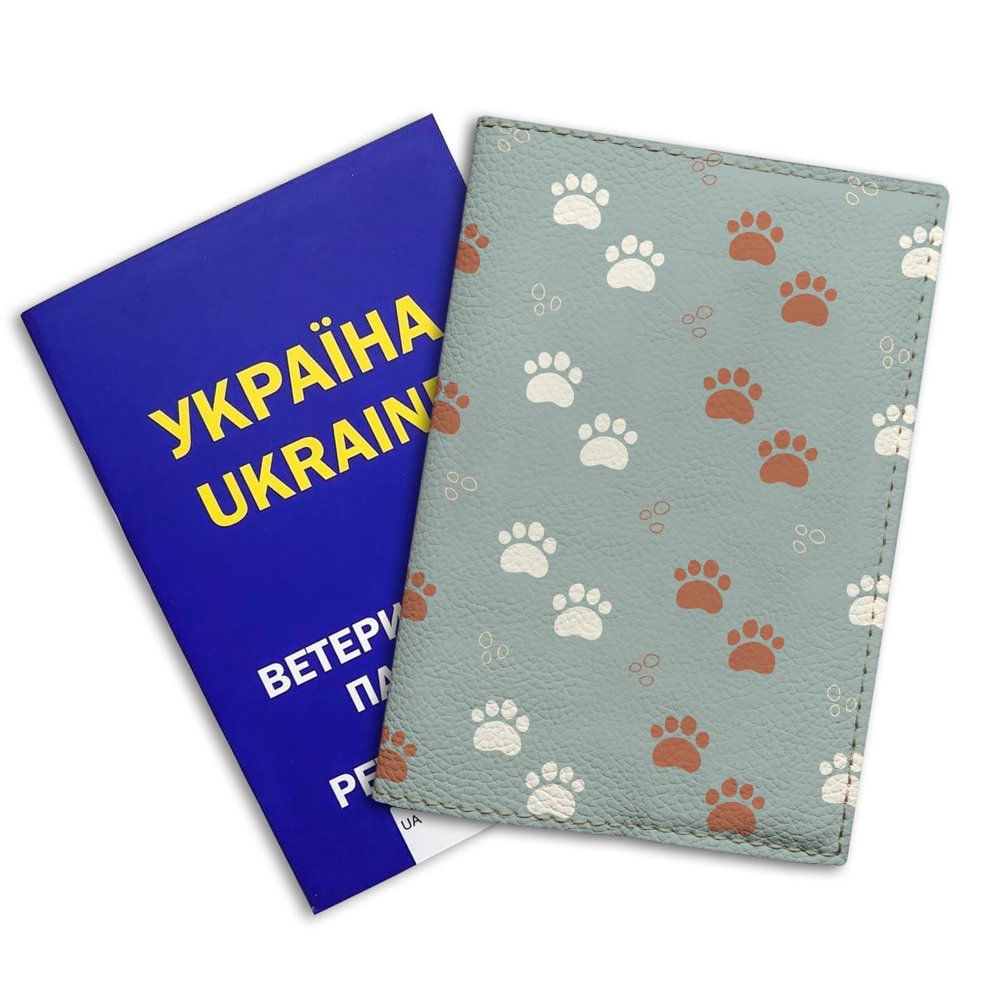Обкладинка на ветеринарний паспорт - лапки улюбленця - Gisolo
