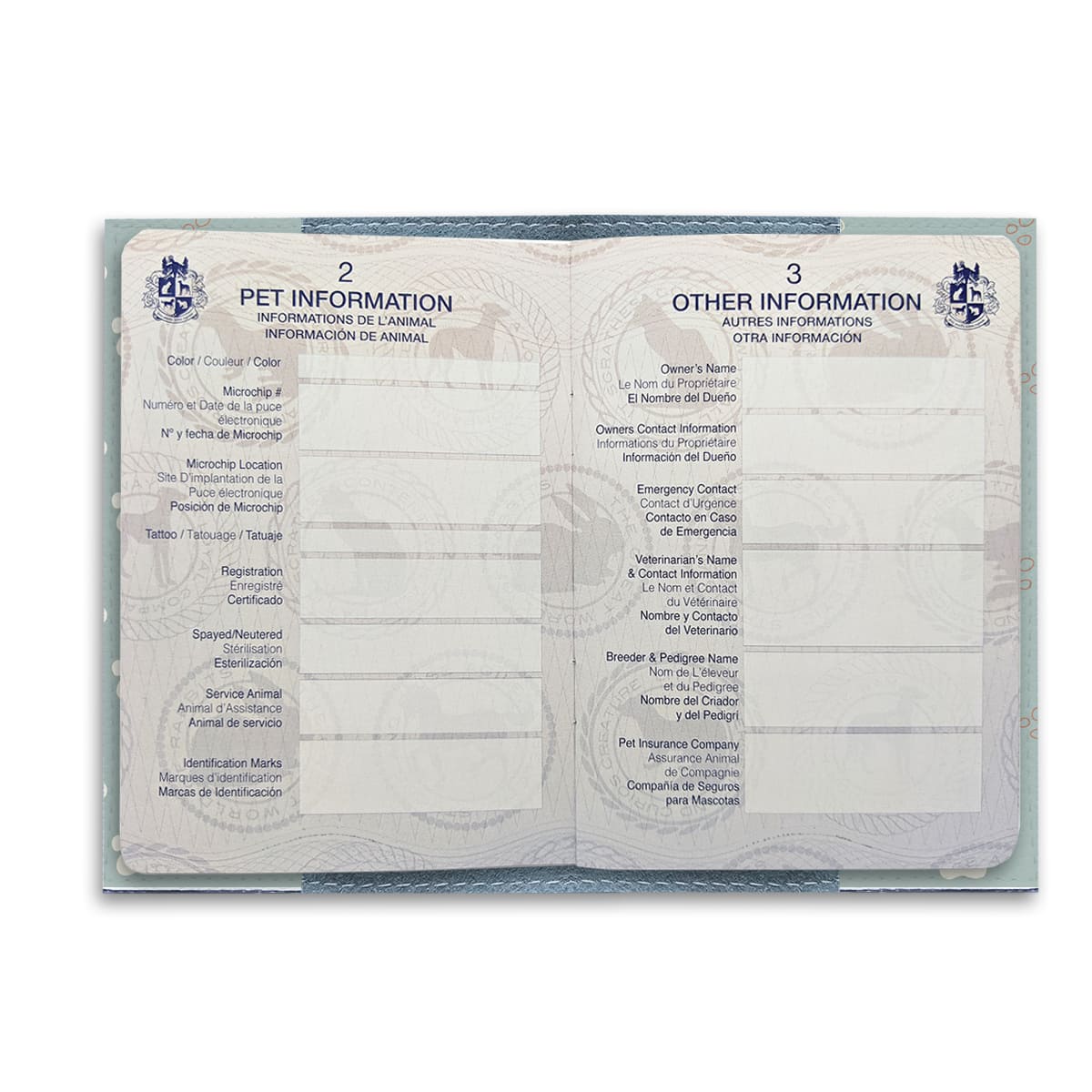 Обкладинка на ветеринарний паспорт - лапки улюбленця - Gisolo