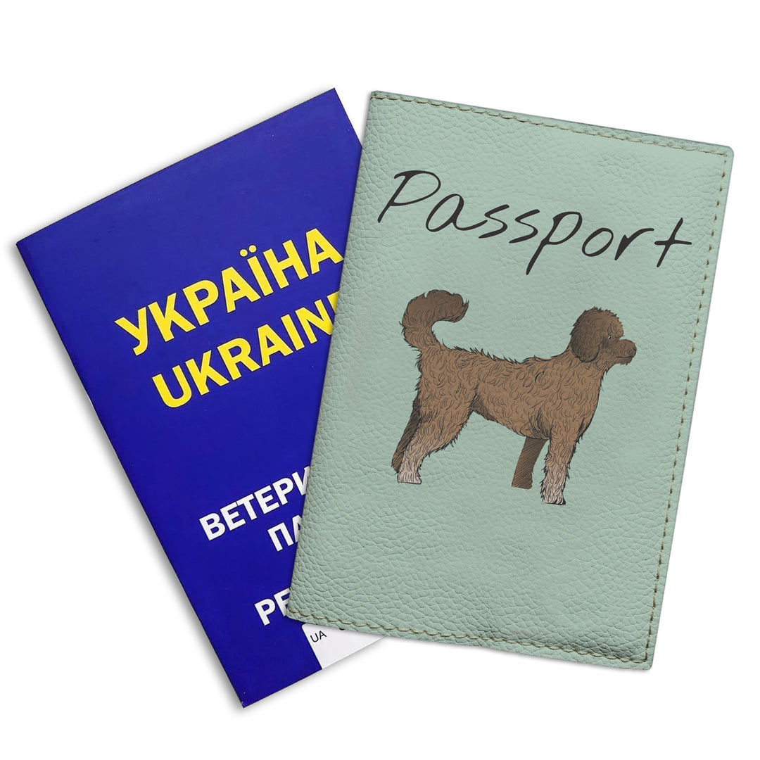 Обкладинка на міжнародний ветпаспорт із породами собак