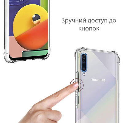 Прозорий захисний чохол для Samsung Galaxy A30s - Gisolo