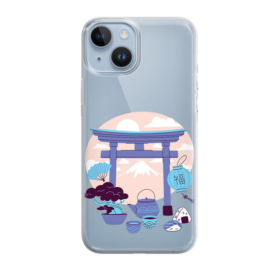 Чохол для iPhone 14 Purple Torii Gate