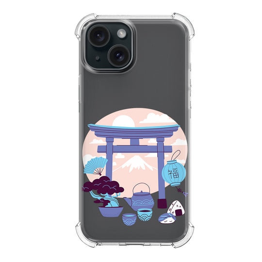 Чохол для iPhone 15 Purple Torii Gate