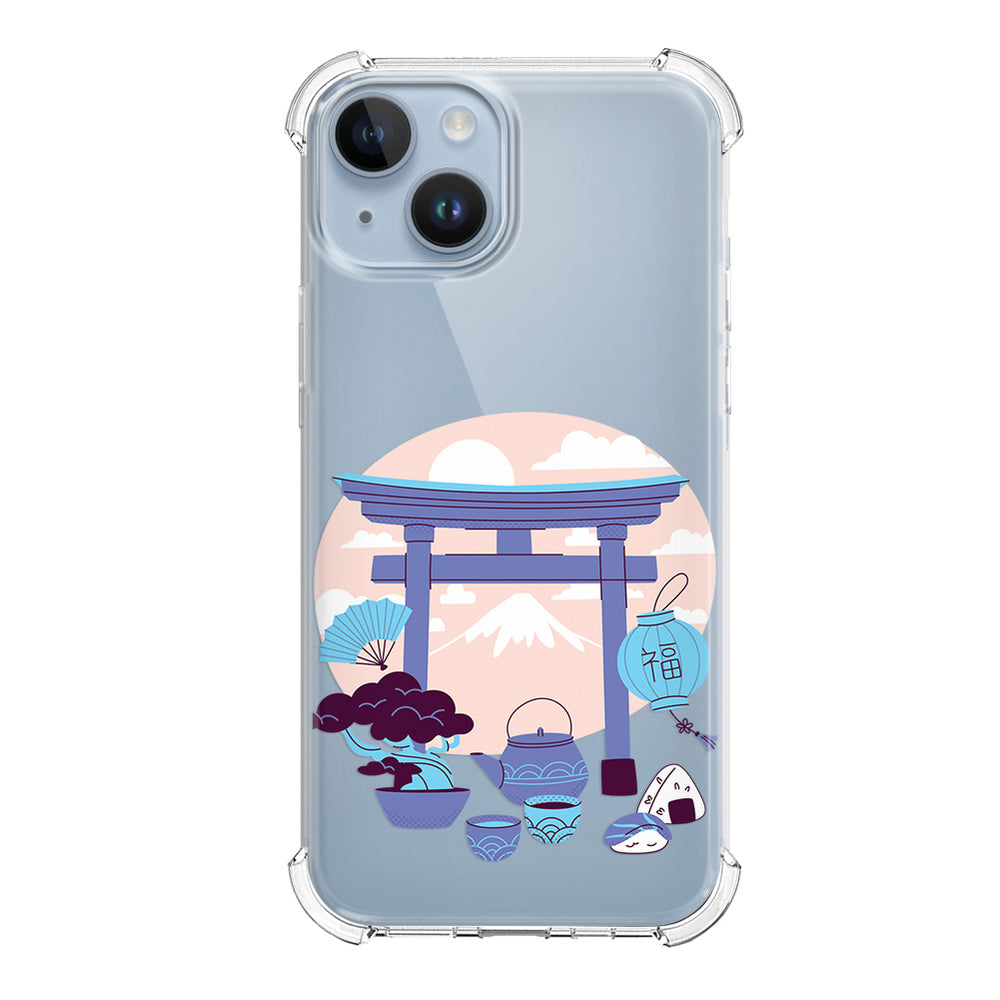 Чохол для iPhone 14 Purple Torii Gate