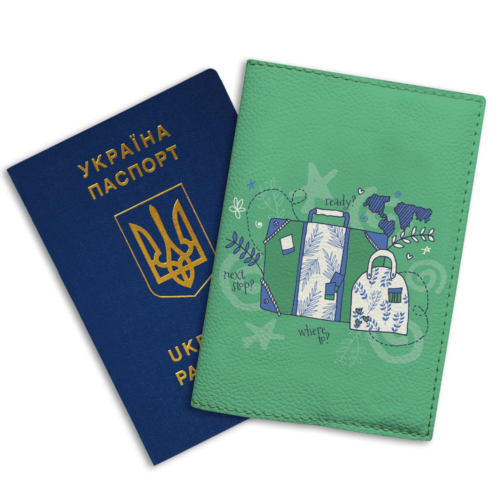 Обкладинка на паспорт Ready to go