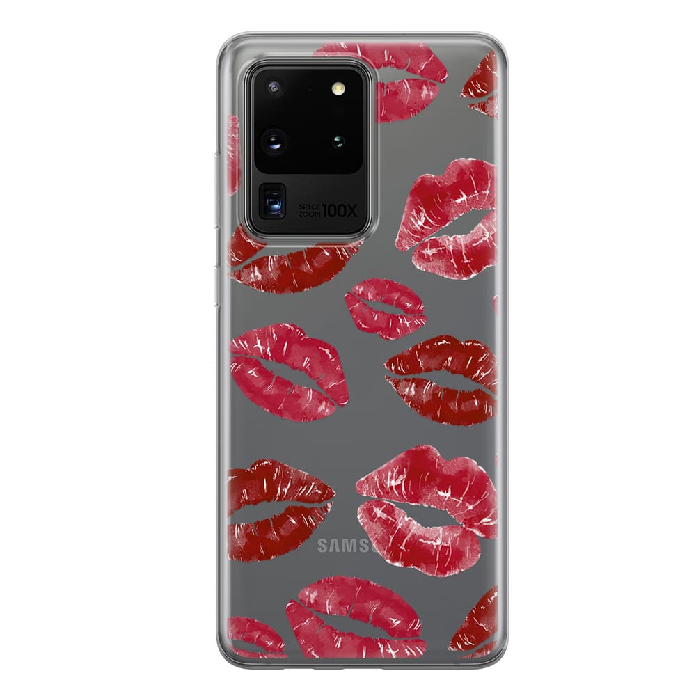 Red Lipstick Kisses - Дизайнерський чохол на телефон - Gisolo