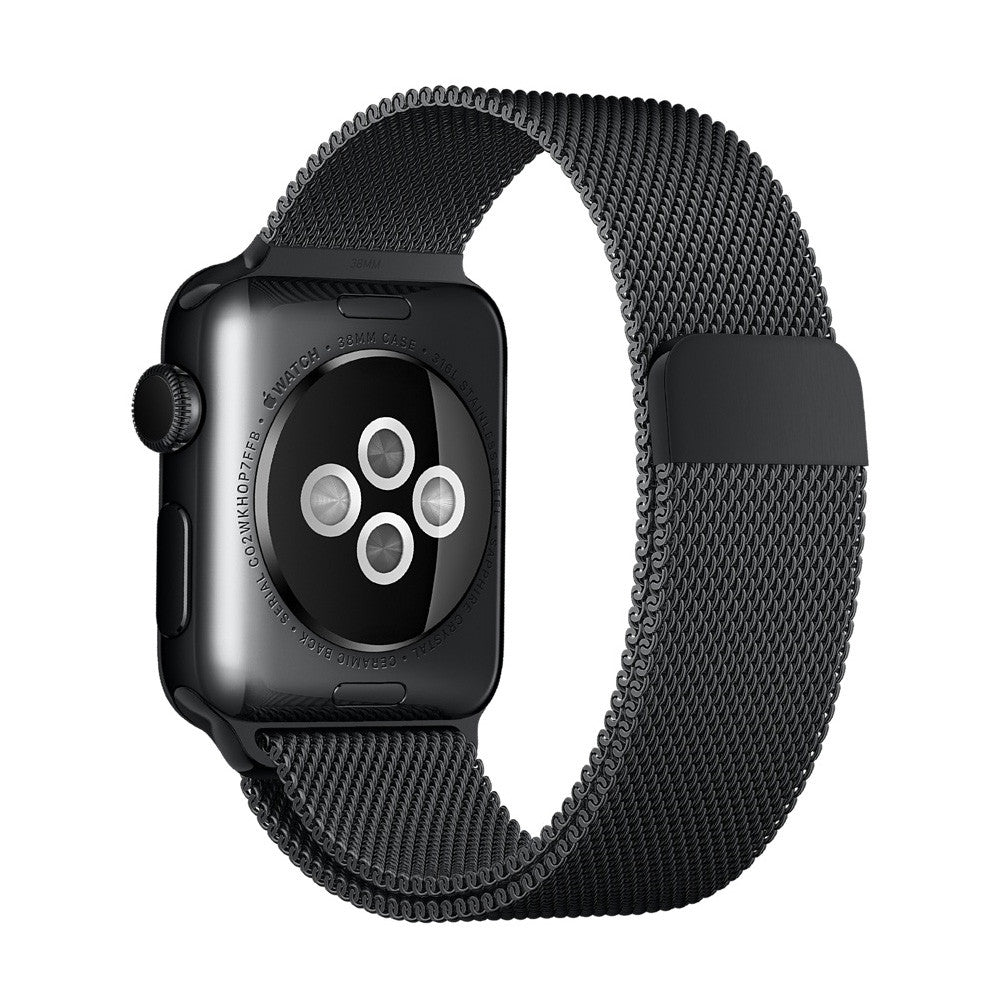 Ремінець для Apple Watch міланська петля (чорний) - Gisolo