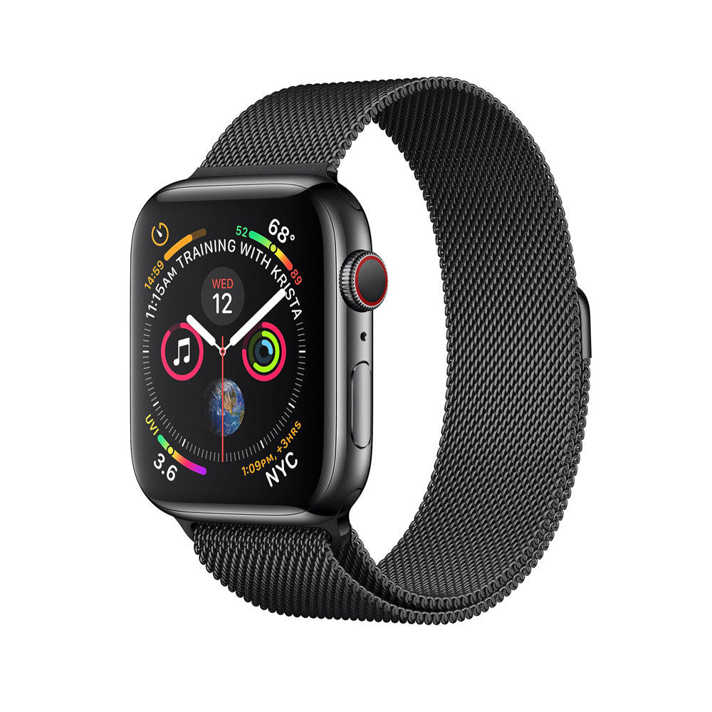 Ремінець для Apple Watch міланська петля (чорний) - Gisolo