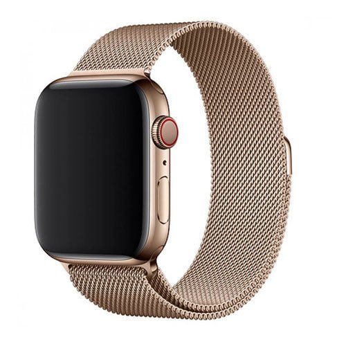 Ремінець для Apple Watch міланська петля (золотий) - Gisolo
