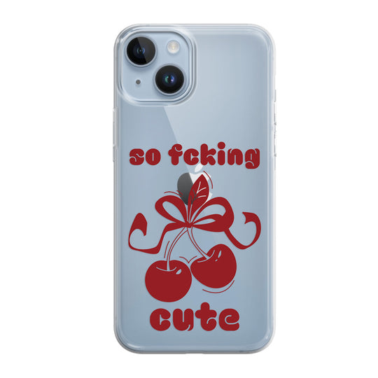 Чохол для iPhone 14 so ***king cute