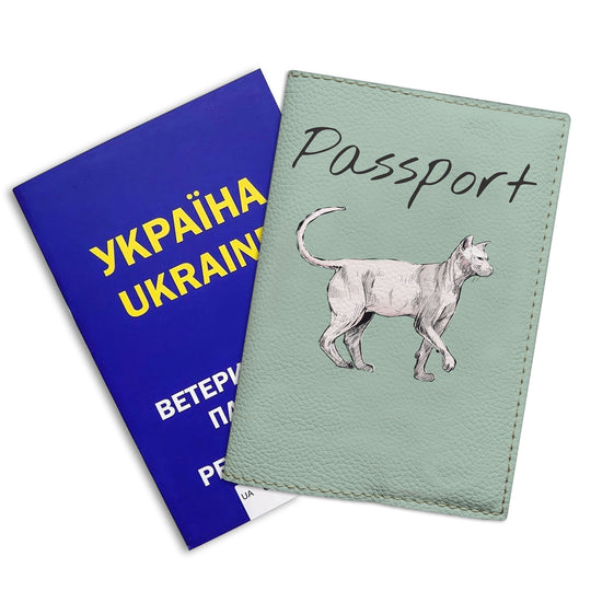 Обкладинка на міжнародний ветпаспорт із породами котів