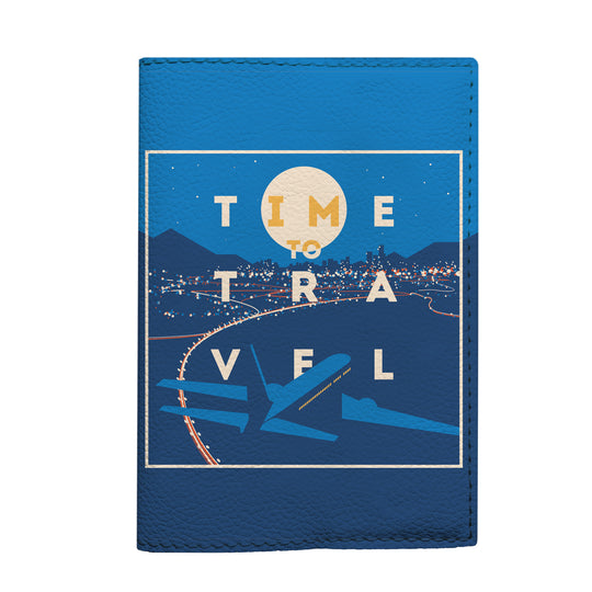 Обкладинка на паспорт Time to travel