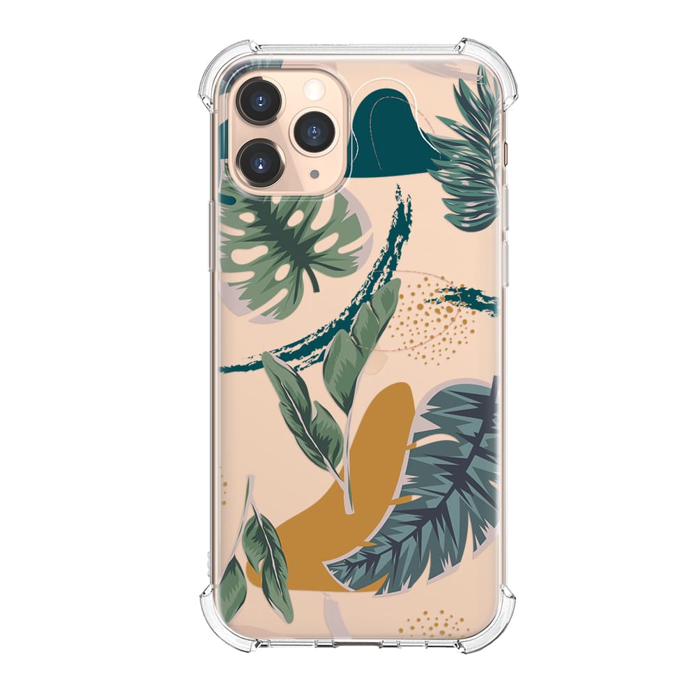 Tropical Beige - Чохол на телефон з тропічним листям - Gisolo