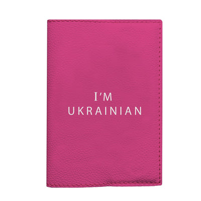 Жіноча обкладинка на паспорт - I am Ukrainian - Gisolo